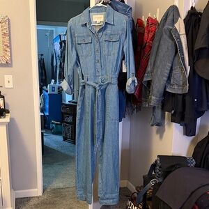 NWT Anthropologie Pilcro Denim Jumpsuit